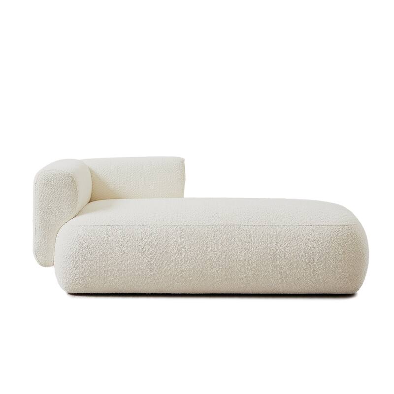 Modern Upholstered Chaise Lounge Chair, Indoor Relaxation Sofa for Living Room or Bedroom