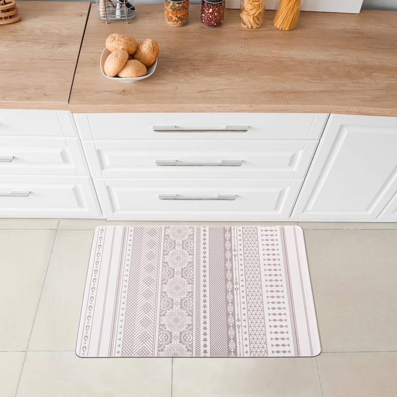 World Rug Gallery Geometric Boho Anti-Fatigue Standing Mat