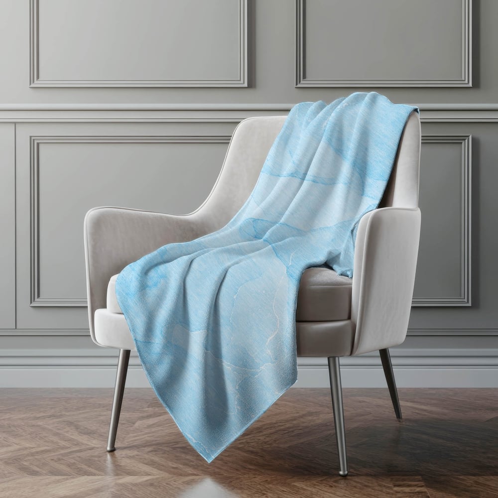 Premium Machine Washable Abstract Contemporary Sherpa Throw Blanket