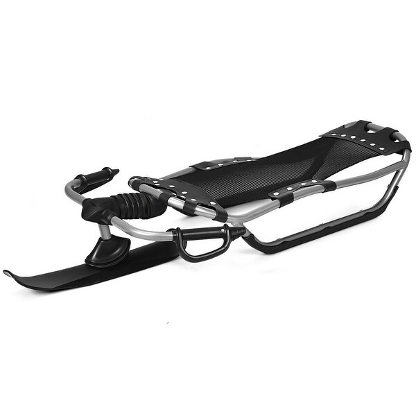 Shop Snow Racer Sled W Textured Grip Handles Mesh Seat Free