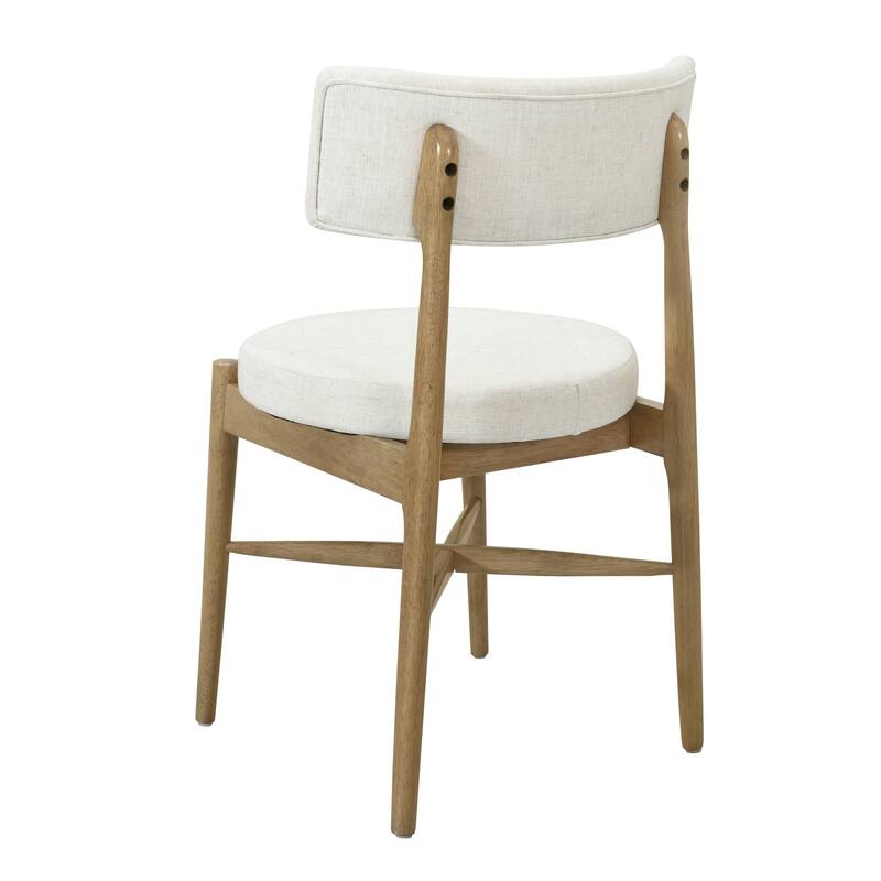 Lumen Dining Chairs Rubberwood (Set of 2 ) by Christopher Knight Home
