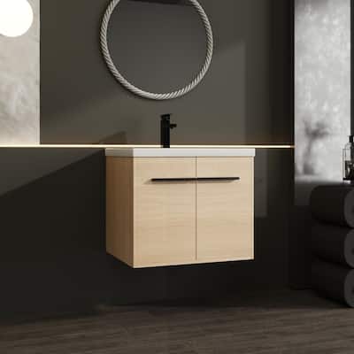 Bathroom Vanity with resin Countertop Sink
