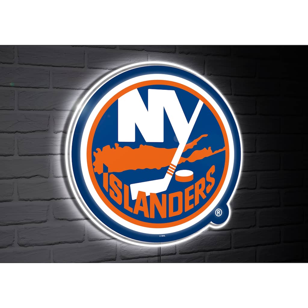 New York Islanders Team Logo LED Wall Decor Lighted Sign