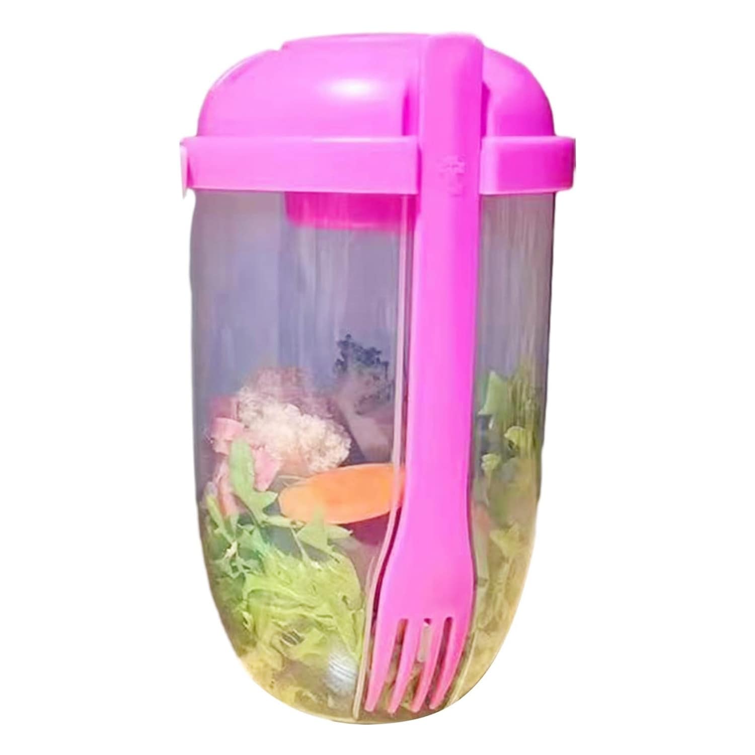 Keep Fit Salad Meal Shaker Cup with Fork