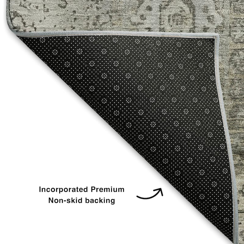 Premium Washable Super Soft Vintage Traditional Mayfield Rug
