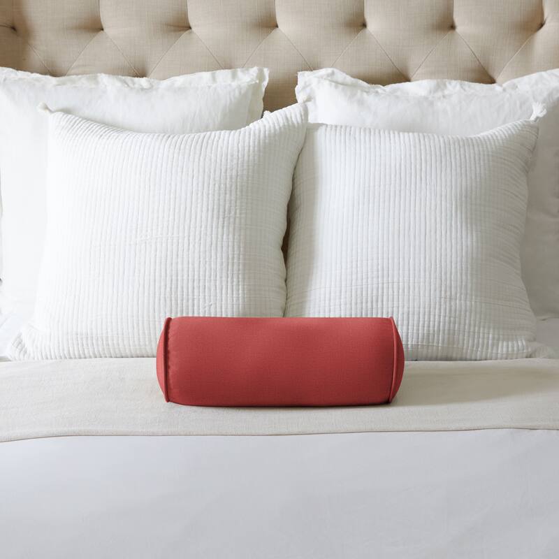 Sorra Home Sunbrella Indoor/Outdoor Bolster Throw Pillow with Cording