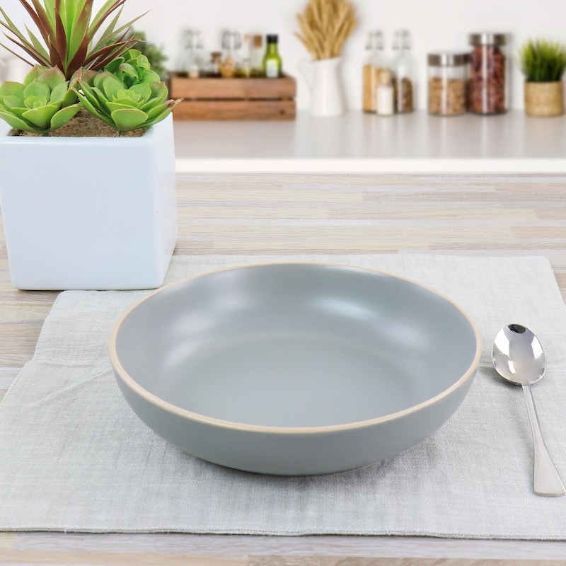 Gibson Home Rockaway 2 Piece Dinner Bowl Set