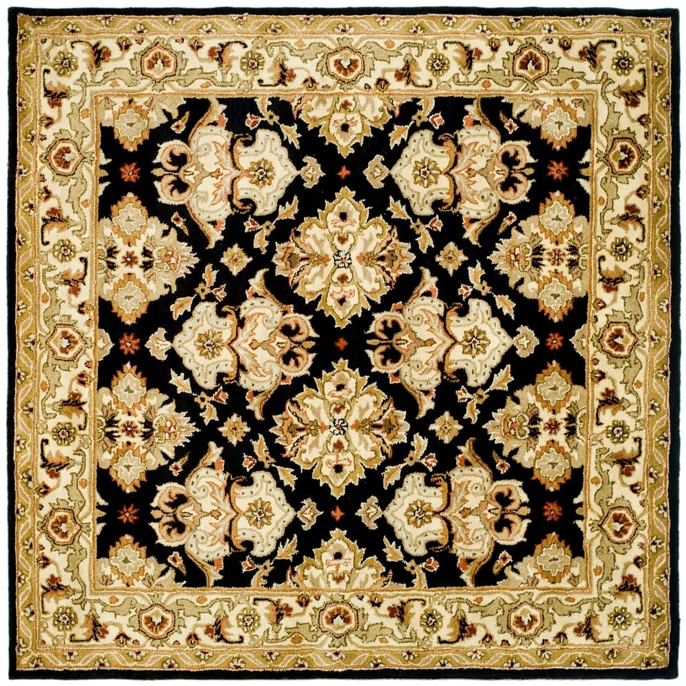 SAFAVIEH Handmade Heritage Ogee Dot Traditional Oriental Wool Rug