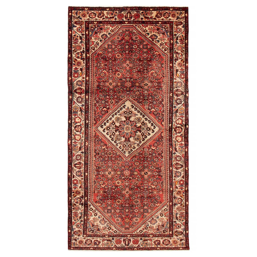 ECARPETGALLERY Hand-knotted Andelz Copper Wool Rug - 4'10 x 10'0