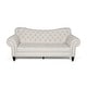 preview thumbnail 4 of 10, Wastacio Chesterfield Button-tufted Sofa by Christopher Knight Home - 34.00"D x 84.50"W x 37.50"H
