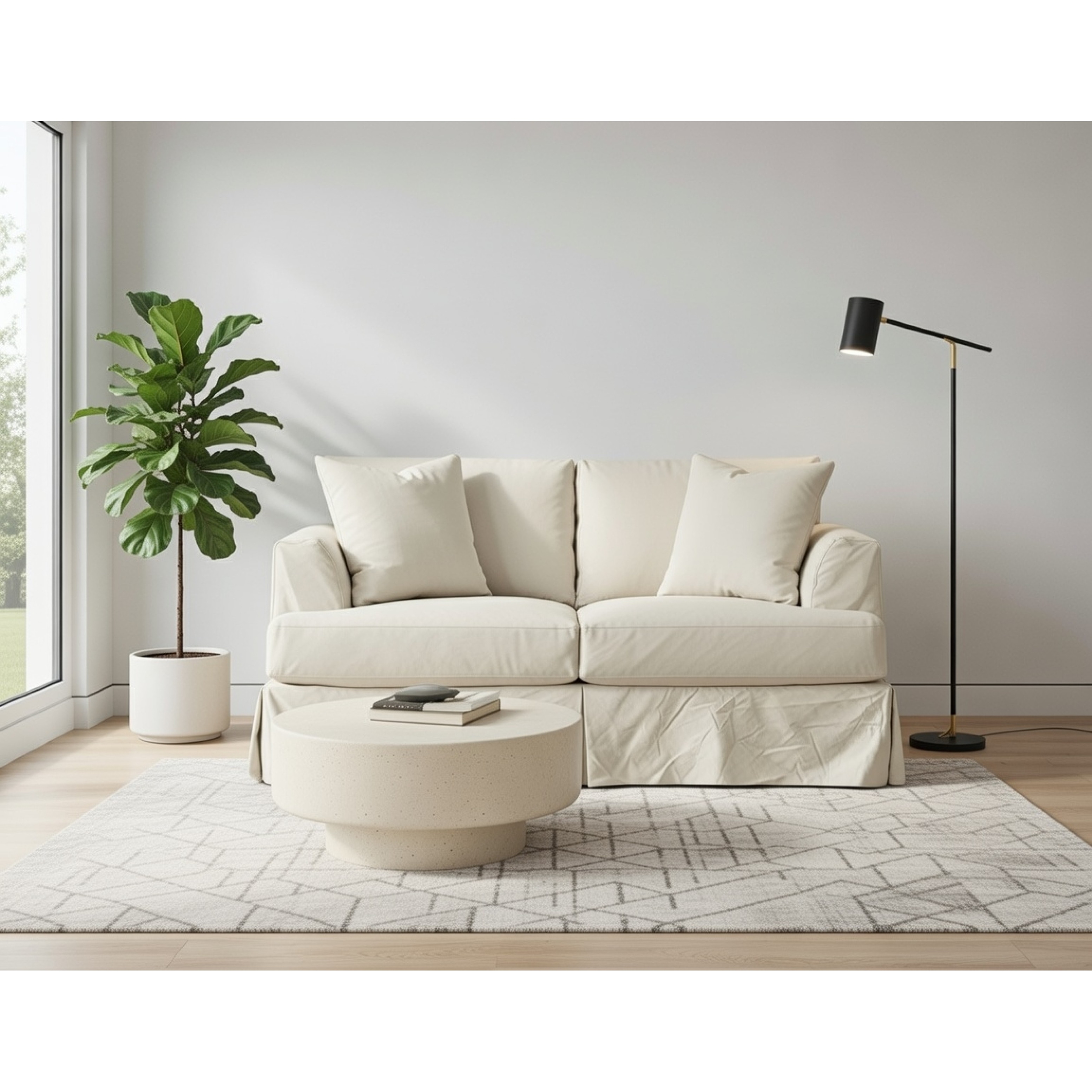 Zack Slipcover Loveseat