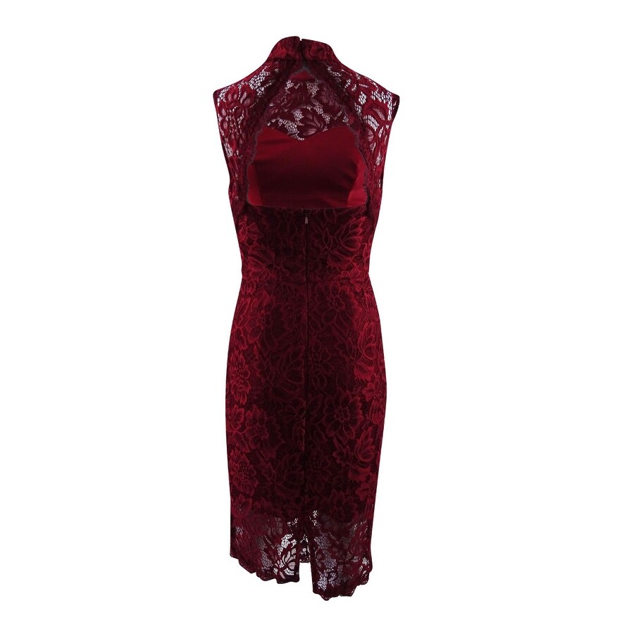 Betsy & Adam Women's Lace Sheath Dress - Overstock - 41460471