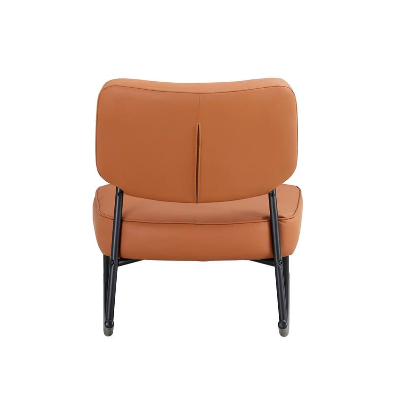 PU/Teddy suede material cushioned rocking chair with metal legs