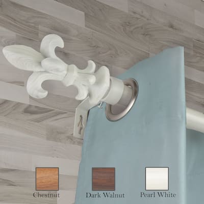 InStyleDesign Easton 1 inch Faux Wood Curtain Rod