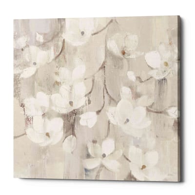 Epic Graffiti 'Magnolias in Spring II Neutral' by Albena Hristova, Canvas Wall Art