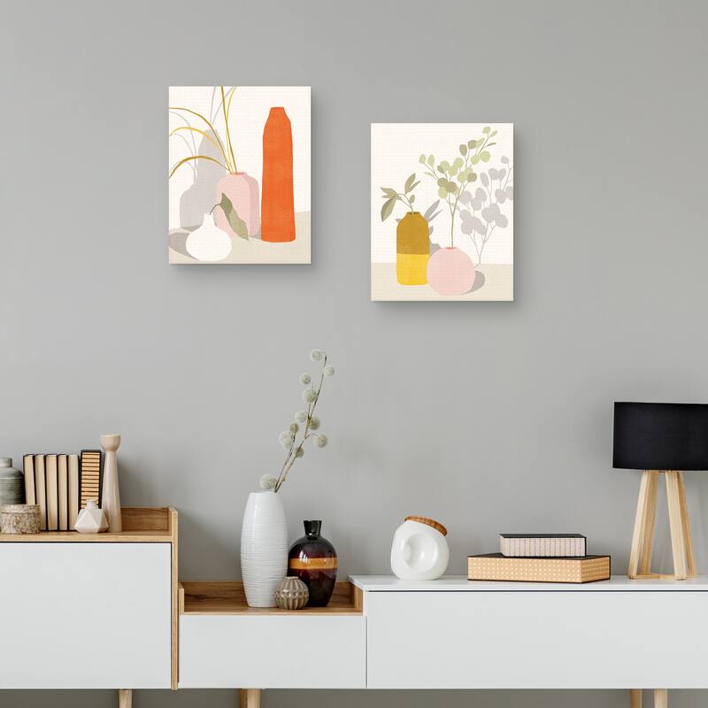 Quiet Corner Pause, Quiet Corner Reset by Kristine Hegre Canvas Art Prints