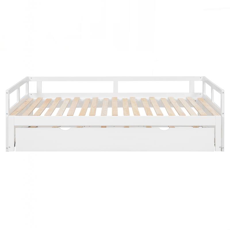 Wooden Daybed with Trundle