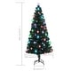 preview thumbnail 16 of 17, vidaXL Artificial Christmas Tree with Stand/LED 5/6/7/8 ft Fiber Optic