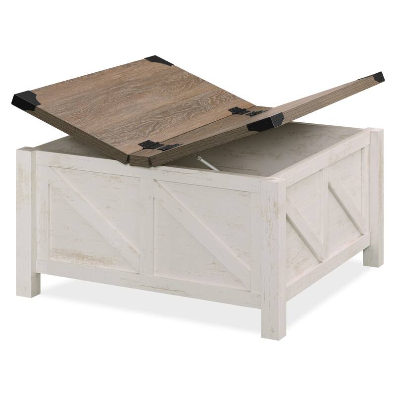 WAMPAT Modern Farmhouse Coffee Table