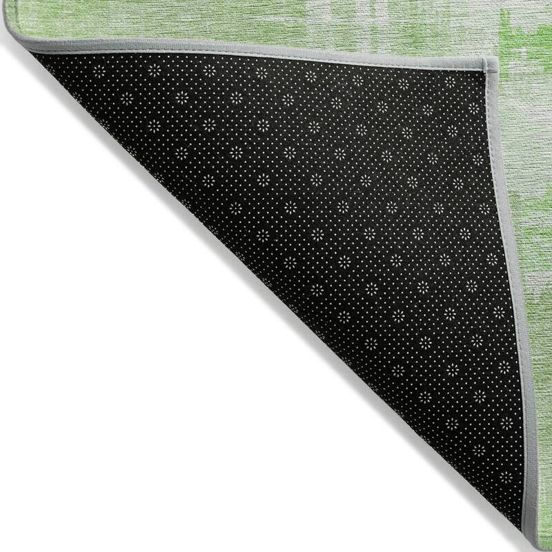 Machine Washable Indoor/ Outdoor Chantille Abstract Modern Rug