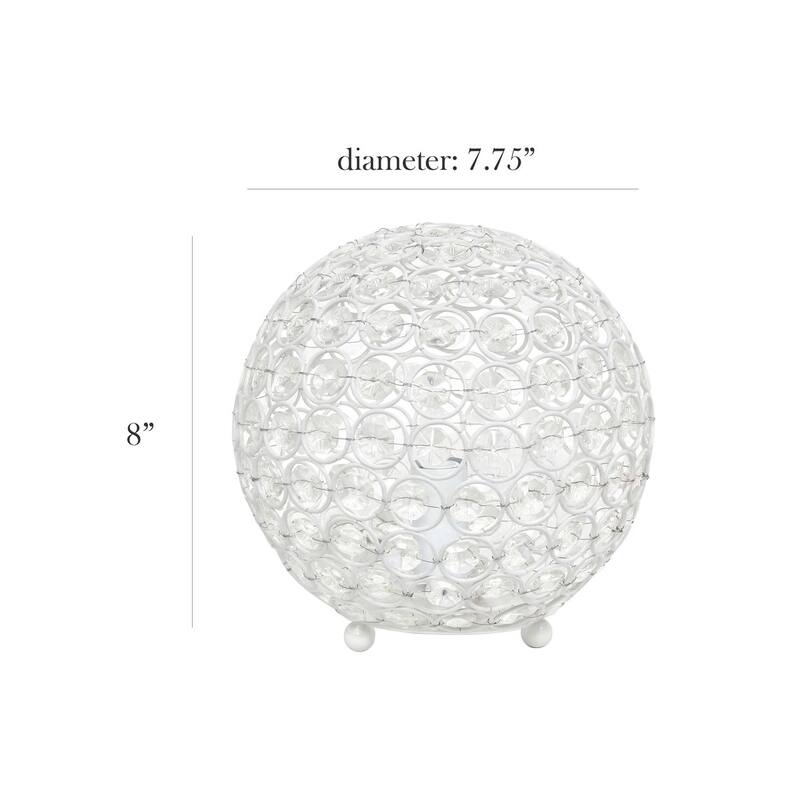 Crystal Ball Sequin Table Lamp