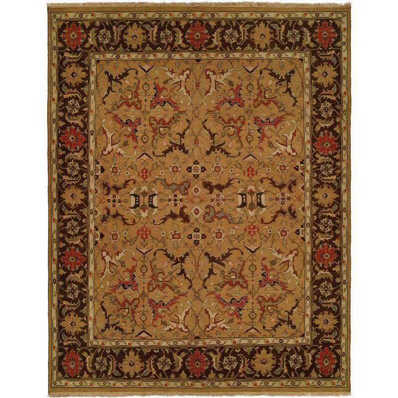Traditional Multi-Colored Flatweave Wool Area Rug - 10' Square - Multi-Colored