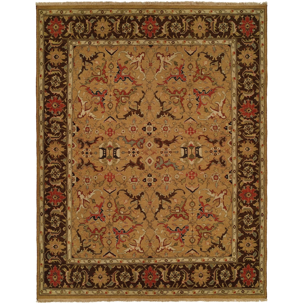 Traditional Multi-Colored Flatweave Wool Area Rug