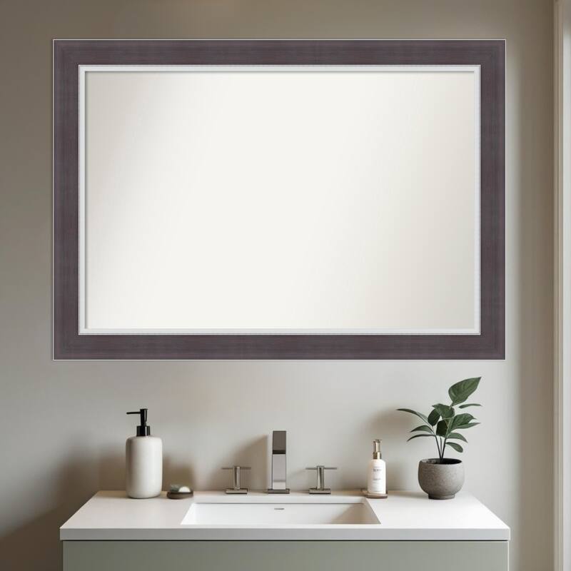 Ellie Non-Beveled Framed Bathroom Vanity Wall Mirror
