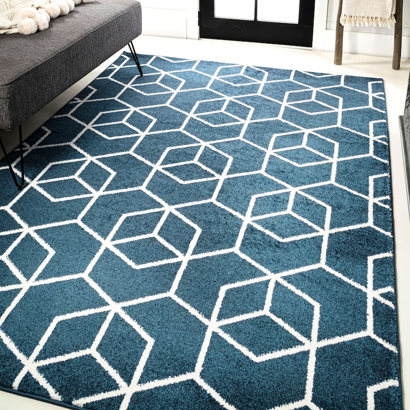 JONATHAN Y Cole Blocks Modern Geometric Area Rug