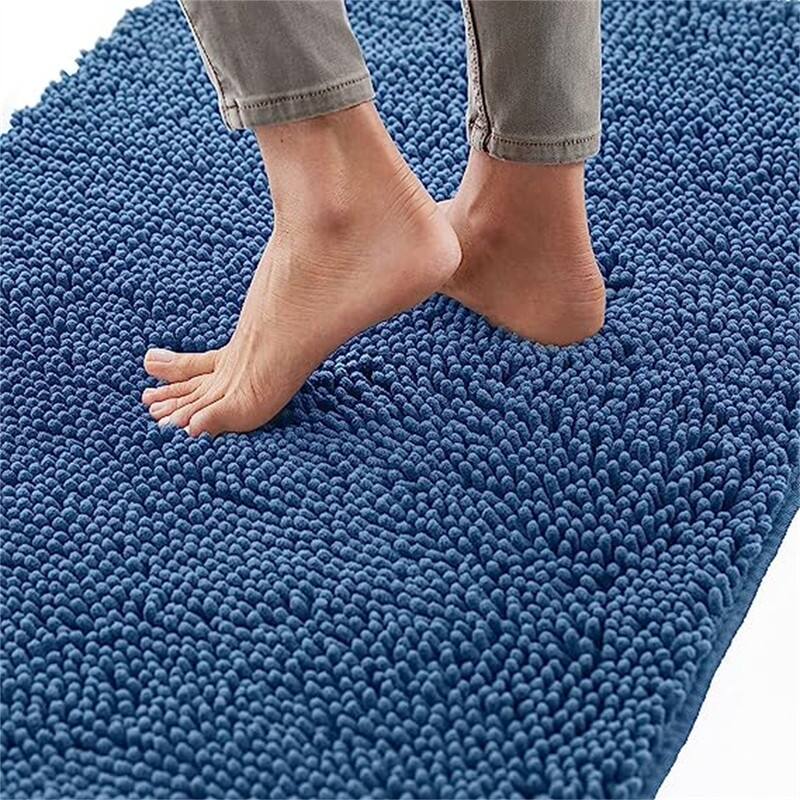Machine Washable Rugs - Blue - 24" x 17"