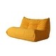 preview thumbnail 3 of 35, 3 pieces Lounge Lazy Sofa Teddy Fabric Couches for Living room