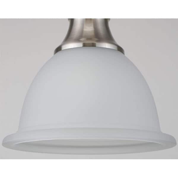 Modern Adjule Frosted Gl Pendant Light With Nickel Frosted Gl Pendant Light With Nickel