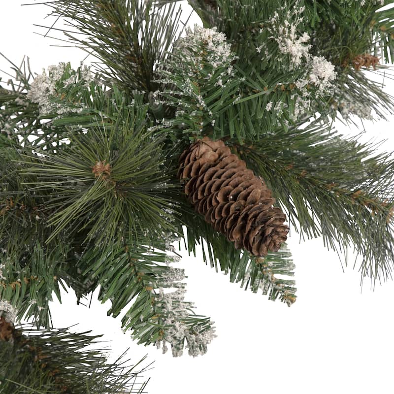 9' x 10" Snow Valley Pine Artificial Christmas Garland Unlit
