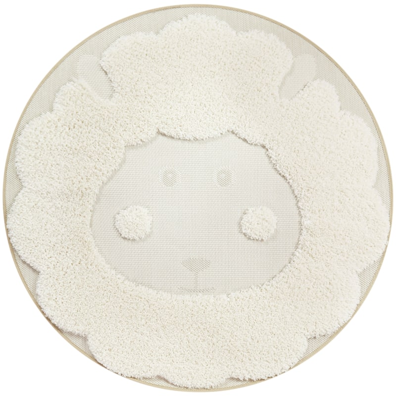 Mod-Tod Sheep Kids Animal Area Rug