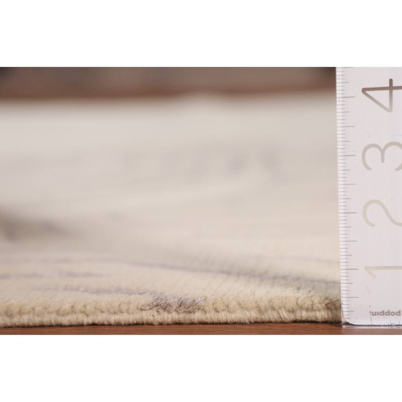 Gabbeh Oriental Area Rug Hand-Knotted Wool Carpet - 5'11" x 8'7"