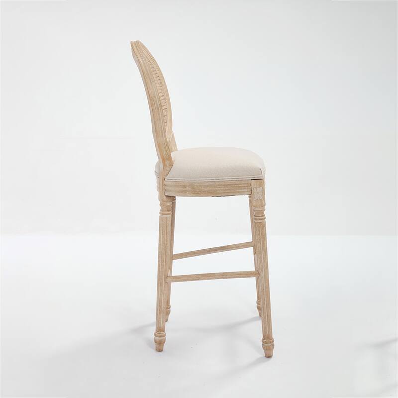 2PCS Rattan Counter Height Dining Chair