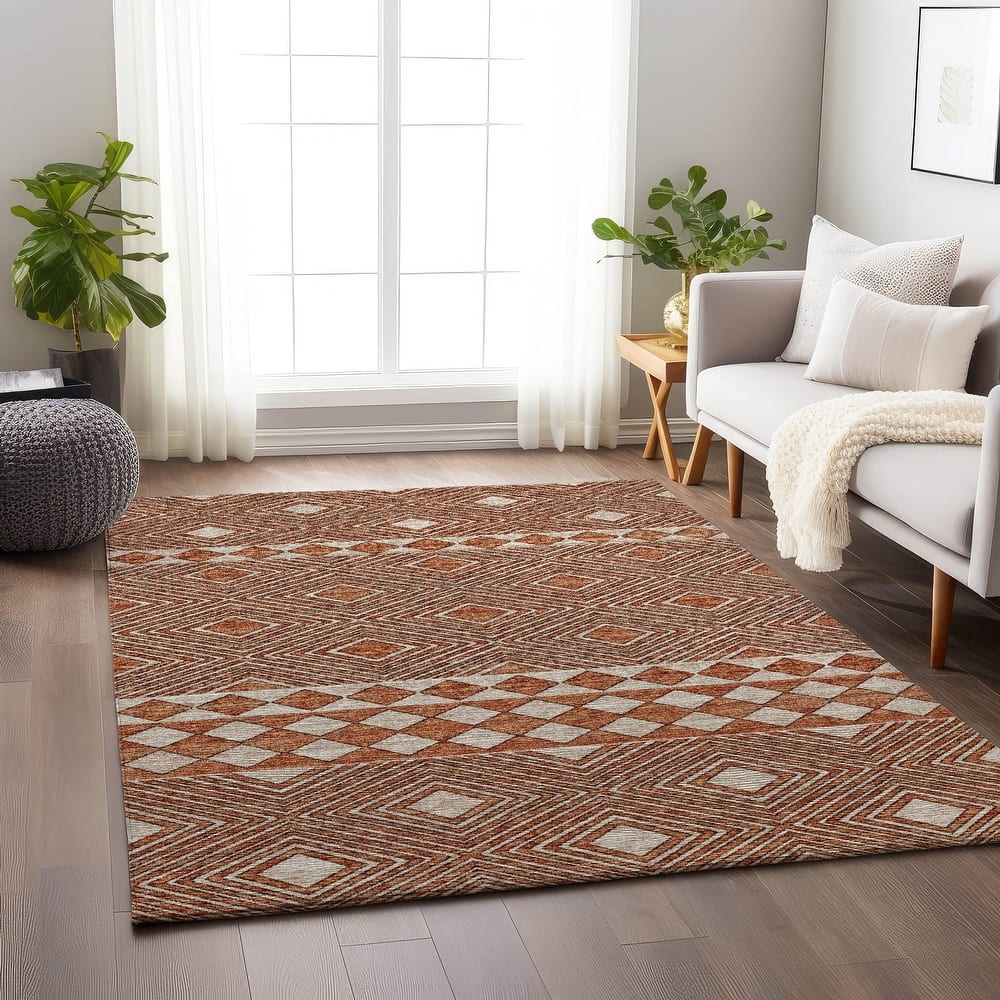 Premium Washable Super Soft Tribal Boho Mayfield Rug
