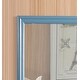 preview thumbnail 5 of 3, Offex 38 in. x 38 in. Classic Square Framed Dresser Mirror - Teal - 1"L x 38"W x 38"H