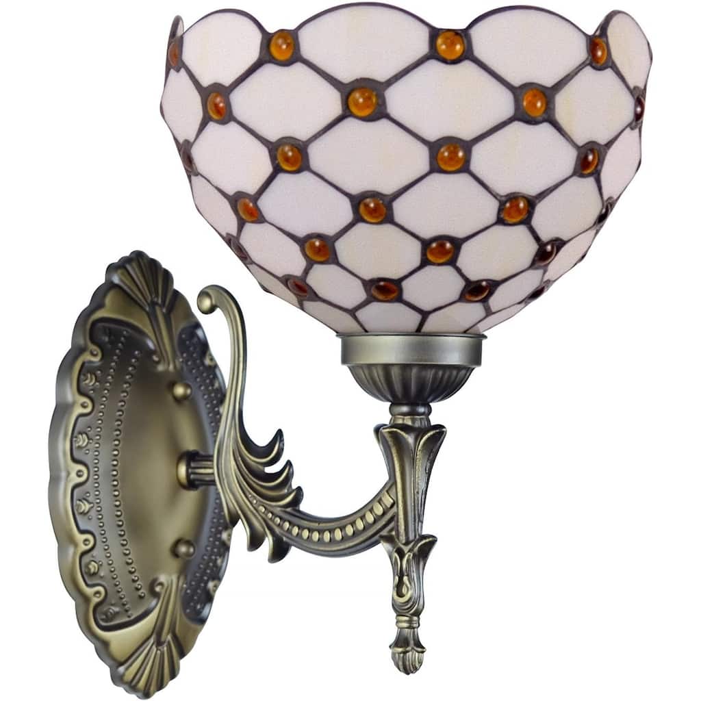 8 inch hallway light white wall light glass, metal kitchen light