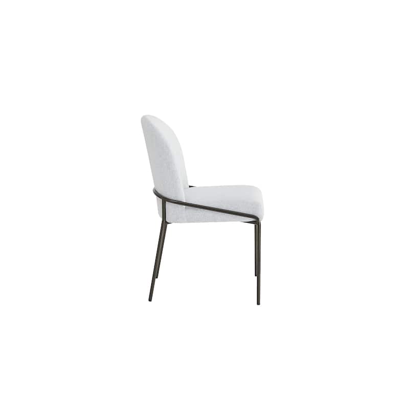 Christopher Knight Home - Marden Modern Upholstered Dining Chair Set with Curved High Back - Set of 2
