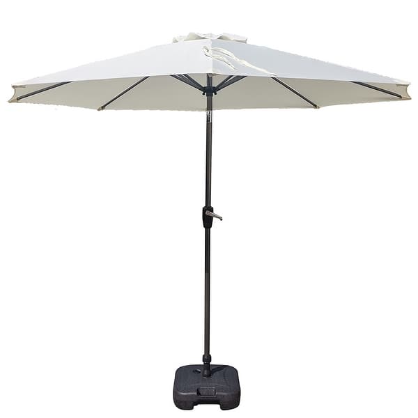 7 ft wall hugger patio umbrella 9-foot Crank Wall Hugger Patio Umbrella Without base - Bed Bath & Beyond