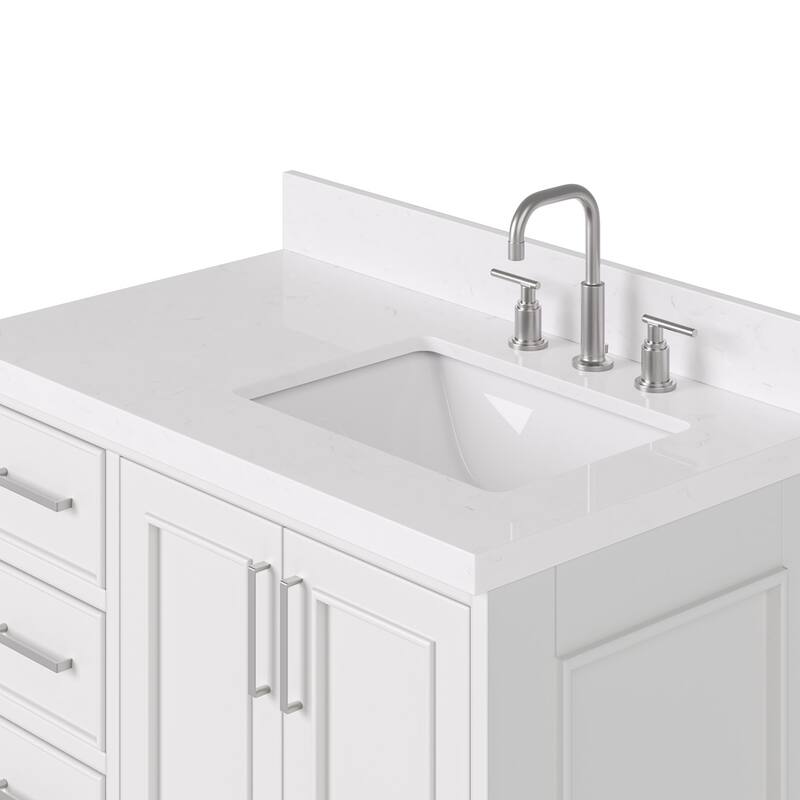 Ariel M036SRCQRVO Stafford 36" Free Standing Single Basin Vanity Set