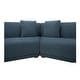 preview thumbnail 3 of 4, NADAAL STUDIOS Solace, 2-Piece Modular Sectional, Angled Sides - 128"W x34.29"D x31.5"H