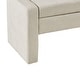 preview thumbnail 4 of 7, Madison Park Payden Cream Soft Close Storage Bench