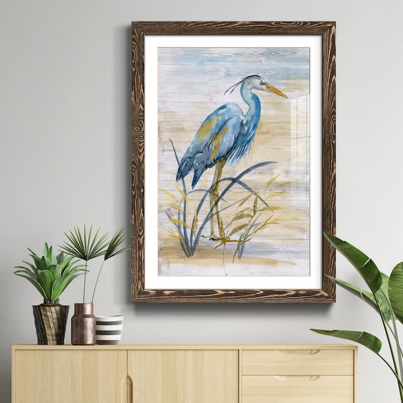 Blue Heron I-Premium Framed Print - Ready to Hang