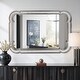 preview thumbnail 2 of 7, Allan Andrews Rectangular Wall Mirror with Curved Corners - 24"W x 36"H