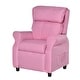preview thumbnail 10 of 19, Kids Recliner Chair Children Sofa Angle Adjustable Single Lounger Armchair Gaming Chair with Footrest 2 Side Pockets