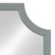 preview thumbnail 124 of 134, Kate and Laurel Hogan Scalloped Wood Framed Mirror
