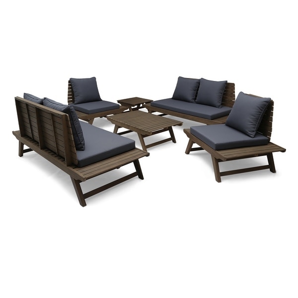 Kailee outdoor top wooden loveseat