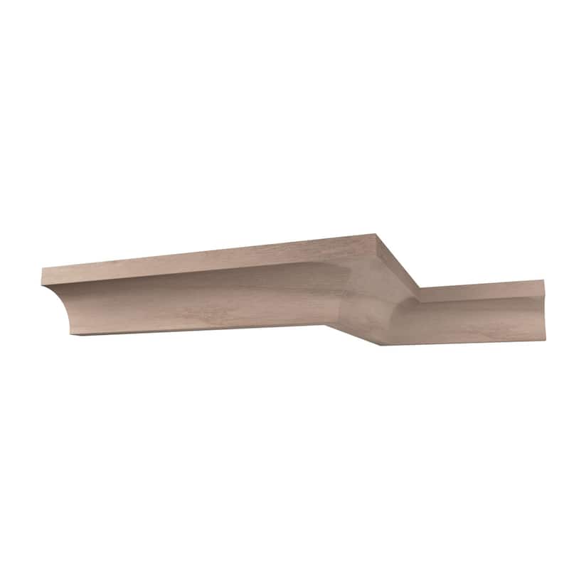 WM100: 11/16-in D x 11/16-in W x 96-in L Americraft Solid Hardwood Stain Grade Cove Moulding